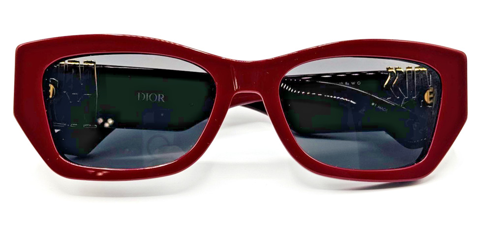 Dior Sunglasses MissDior S1I 94A0 Womens Red Cat Eye Frame Gray Lens 55mm NEW